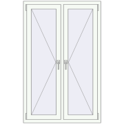 KORSA OPTIMUM REHAU EURO 70 985x1545 mm