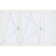 KORSA OPTIMUM REHAU EURO 70 2300x1500 mm