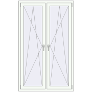 KORSA OPTIMUM REHAU EURO 70 1100x1800 mm
