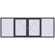 Tilt-and-Turn 3000x1100 mm KORSA OPTIMUM REHAU EURO 70