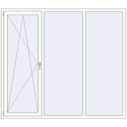 KORSA ENERGY-SAVING REHAU SYNEGO MD 2040x1800 mm