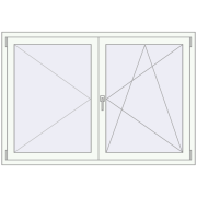 Tilt-and-Turn 1560x1075 mm KORSA ENERGY-SAVING REHAU SYNEGO MD