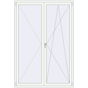 Tilt-and-Turn 1500x2200 mm KORSA OPTIMUM REHAU EURO 70
