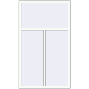 Tilt-and-Turn 1100x1860 mm KORSA BRILLANT DESIGN