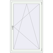 Okna skrzydłowe 1000x1600 mm KORSA OPTIMUM REHAU EURO 70