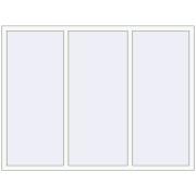 Вікна 2000x1500 мм REHAU Euro 60 RAL 9016 Traffic white з двох сторін