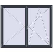 KORSA ENERGY-SAVING REHAU SYNEGO MD 1800x1500 mm