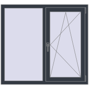 OPTIMUM REHAU EURO 70 1200x1100 mm
