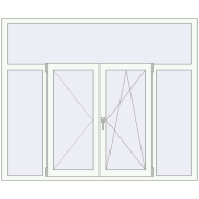 Tilt-and-Turn 1800x1500 mm KORSA OPTIMUM REHAU EURO 70