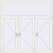 REHAU Euro-Design 60 1800x1800 mm