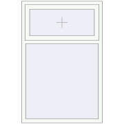 Okna skrzydłowe 1000x1500 mm KORSA ENERGY-SAVING REHAU SYNEGO MD RAL 9016 Traffic white dwustronny