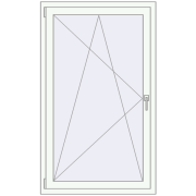 Tilt-and-Turn 860x1450 mm KORSA OPTIMUM REHAU EURO 70