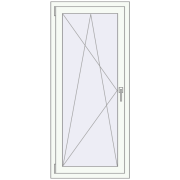 Tilt-and-Turn 650x1500 mm KORSA OPTIMUM REHAU EURO 70