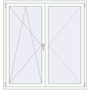 Tilt-and-Turn 1500x1600 mm KORSA ENERGY-SAVING REHAU SYNEGO MD