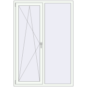 KORSA ENERGY-SAVING REHAU SYNEGO MD 1250x1799 mm