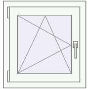 Tilt-and-Turn 600x600 mm KORSA OPTIMUM REHAU EURO 70