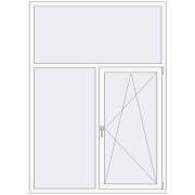 KORSA OPTIMUM REHAU EURO 70 1500x2100 mm