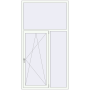 KORSA OPTIMUM REHAU EURO 70 1240x2330 mm