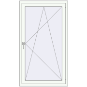 Вікна 850x1450 мм REHAU EURO 70