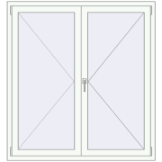 REHAU Euro 70 1360x1460 mm