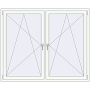 Tilt-and-Turn 1700x1400 mm KORSA OPTIMUM REHAU EURO 70