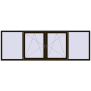 Tilt-and-Turn 3300x1100 mm KORSA OPTIMUM REHAU EURO 70