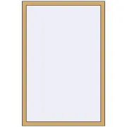 ALU STANDARD 72 1000x1500 mm RAL 1002 Sand yellow two-sided