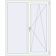 ENERGY-SAVING REHAU SYNEGO MD 1300x1600 mm