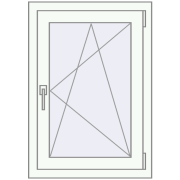 Tilt-and-Turn 550x850 mm KORSA OPTIMUM REHAU EURO 70