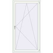 Вікна 1000x1850 мм REHAU Euro 70