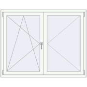 Tilt-and-Turn 1450x1150 mm KORSA OPTIMUM REHAU EURO 70