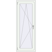 Tilt-and-Turn 600x1600 mm KORSA OPTIMUM REHAU EURO 70
