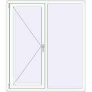 REHAU Euro-Design 60 1300x1500 mm