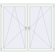 Tilt-and-Turn 1800x1600 mm KORSA OPTIMUM REHAU EURO 70