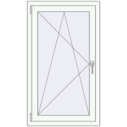 Tilt-and-Turn 700x1200 mm KORSA ENERGY-SAVING REHAU SYNEGO MD