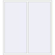 Okna skrzydłowe 1800x2000 mm KORSA ALU STANDARD 72 RAL 9016 Traffic white dwustronny