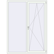 ENERGY-SAVING REHAU SYNEGO MD 1500x2000 mm