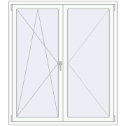 KORSA OPTIMUM REHAU EURO 70 1400x1600 mm