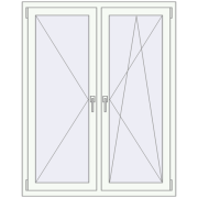 KORSA ENERGY-SAVING REHAU SYNEGO MD 1200x1450 mm