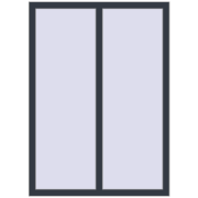 REHAU OPTIMUM EURO-DESIGN 70 1050x1450 mm ANTHRACITE_GREY_STRUKTURAL two-sided