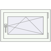 Tilt-and-Turn 650x500 mm KORSA OPTIMUM REHAU EURO 70