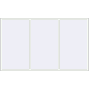 Вікна 3000x1800 мм REHAU Euro 70 RAL 9016 Traffic white з двох сторін