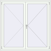 REHAU Euro-Design 60 1500x1500 mm