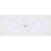 Tilt-and-Turn 2280x930 mm KORSA ENERGY-SAVING REHAU SYNEGO MD