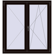 KORSA OPTIMUM REHAU EURO 70 1200x1300 mm