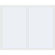 KORSA ENERGY-SAVING REHAU SYNEGO MD 2200x1800 mm RAL 9016 Traffic white two-sided
