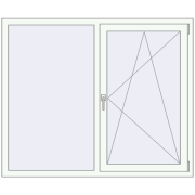 KORSA ENERGY-SAVING REHAU SYNEGO MD 1500x1240 mm