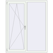 Tilt-and-Turn 1350x1700 mm KORSA OPTIMUM REHAU EURO 70