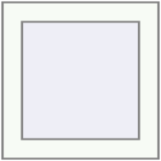 Вікна 400x390 мм REHAU Euro 60 RAL 9016 Traffic white з двох сторін