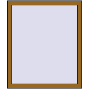 REHAU RENOVATION EURO 70 850x1000 mm LIGHT_OAK two-sided